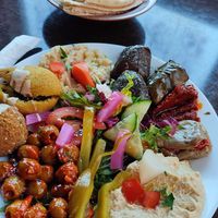 Single-person vegan platter at The Olive Branch in Wivenhoe