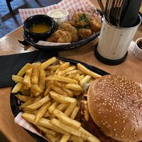 Garlic mushrooms  at Down the Hatch in Liverpool