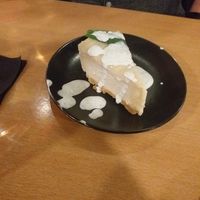 Lime cheezecake at Down the Hatch in Liverpool