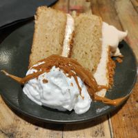 Incredibly perfect Biscoff cake! at Down the Hatch in Liverpool