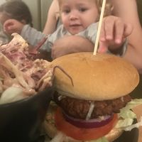 Burger  at Down the Hatch in Liverpool