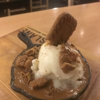 Homemade cookie dough with Bischoff and ice cream  at Down the Hatch in Liverpool