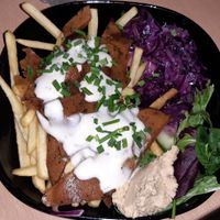 Kebab fries at Down the Hatch in Liverpool