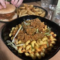 Mac and cheese  at Down the Hatch in Liverpool