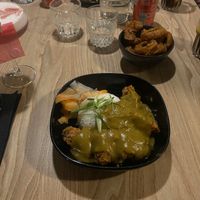 Tofu katsu curry  at Down the Hatch in Liverpool
