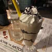 Nutella milkshake  at Down the Hatch in Liverpool