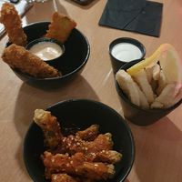 Frickles, wings, calamari at Down the Hatch in Liverpool