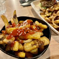 Salt & pepper chips (woo tan menu)  at Down the Hatch in Liverpool