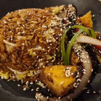 Salt & Pepper Tofu rice bowl at Down the Hatch in Liverpool