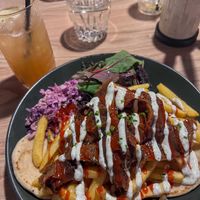 Kebab fries  at Down the Hatch in Liverpool