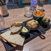 Camembert starter  at Down the Hatch in Liverpool