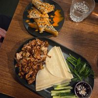 Prawn toast and duck pancakes at Down the Hatch in Liverpool