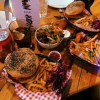 S&P bits, spicy burger, loaded fries at Down the Hatch in Liverpool