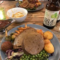 Sunday roast at Down the Hatch in Liverpool