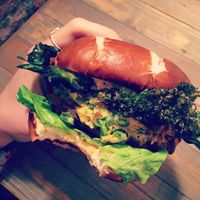 ‘Keep it green’ burger at Down the Hatch in Liverpool