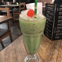 Shamrock shake  at Down the Hatch in Liverpool