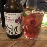 Refreshing cider at Down the Hatch in Liverpool