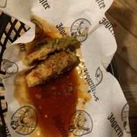 Satan wings - sorry, half eaten! at Down the Hatch in Liverpool