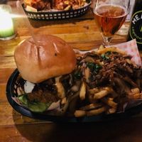 Taj Mahal with poutine at Down the Hatch in Liverpool