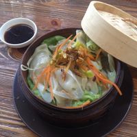 Steamed dumplings. at Chi Oh in Berlin