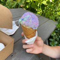 Ice cream at Doe Donuts in Portland