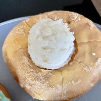 Mango sticky rice  at Doe Donuts in Portland