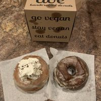 Portland Fog with Earl Grey glaze & Gingerbread  at Doe Donuts in Portland