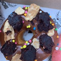 The sundae  at Doe Donuts in Portland