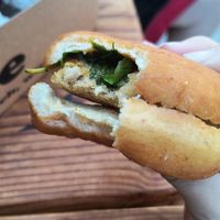 Breakfast Sammy at Doe Donuts in Portland