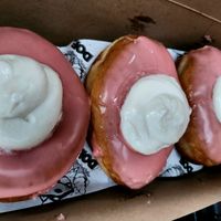 The guava cream cheese donuts (my fave) at Doe Donuts in Portland