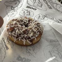 Chocolate almond   at Doe Donuts in Portland