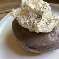 You guessed it; PORTLAND FOG!  at Doe Donuts in Portland