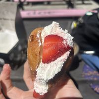 Strawberries and Cream   at Doe Donuts in Portland
