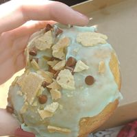 Mint Chip ice cream at Doe Donuts in Portland