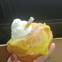 Dole whip at Doe Donuts in Portland