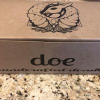 Nice packaging! at Doe Donuts in Portland