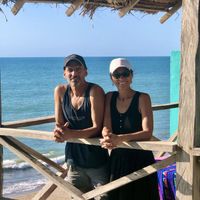 On the Beach! at Surf's Up Cafe in Mazatlan