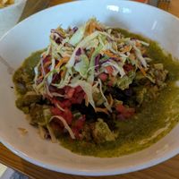 Vegan burrito bowl at Mountain Madre in Asheville