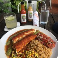 Vegan Enchiladas  at Mountain Madre in Asheville