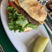Beyond burger  at Happy Burger Diner in Mariposa
