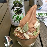 Nuggat Softice  at Attila Hildmann Organic Snackbar I in Berlin