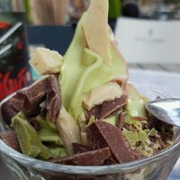 Food Porn Macha-Nougat - Style   at Attila Hildmann Organic Snackbar I in Berlin