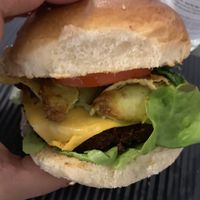 Chili cheeseburger  at Attila Hildmann Organic Snackbar I in Berlin
