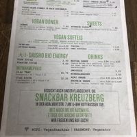 WiFi Code at bottom at Attila Hildmann Organic Snackbar I in Berlin