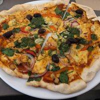 Pizza Veganator at Attila Hildmann Organic Snackbar I in Berlin