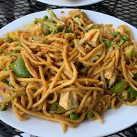 The Tibeten Noodles at Sherpa Cafe in Gunnison