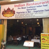 front of the restaurant  at Taj Grill in Nha Trang