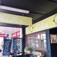 Outside at Artisan Cafe in Rotorua