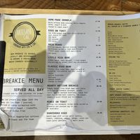 Menu October 2025  at Artisan Cafe in Rotorua