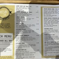 Menu October 2025  at Artisan Cafe in Rotorua